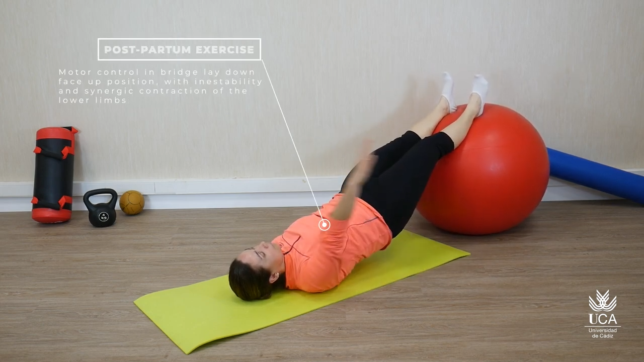 Motor control in bridge lay down face up position, with inestability